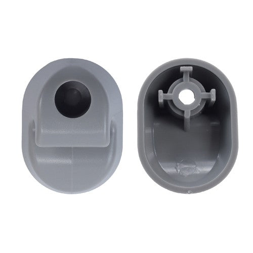 2PCS Gray Sun Visor Clip Set Interior Bone for Kenworth for Peterbilt