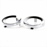DURAFORCE For 2009-2013 Subaru Forester Pair Front Chrome Fog Light Trim Fog Lamp Cover