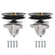 DURAFORCE 2pc Spindle Assembly For MTD Lt46 LX46 46" Deck 918-06977A 618-06977 618-06977A