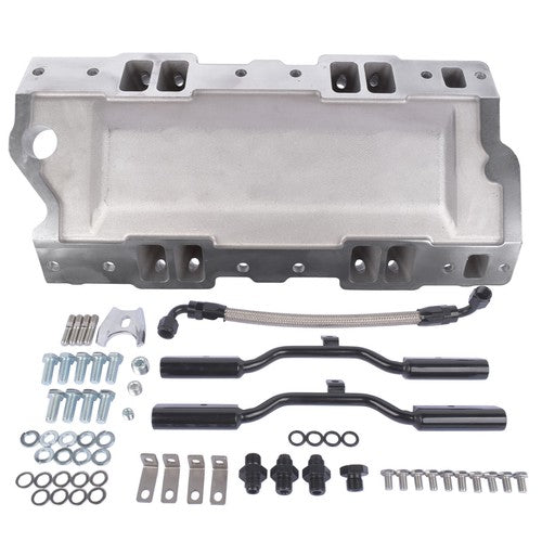 DURAFORCE 4150 EFI Single Plane Fuel Injection Intake Manifold For Chevy Small Block Gen I