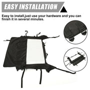 DURAFORCE Soft Rear Windshield For Polaris RZR 900/1000 Turbo 2014-2021 Back Window