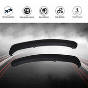 DURAFORCE For 2012 2013 2014 Ford Focus Black Plastic Lower Bumper Valence Trim Pair BOTH