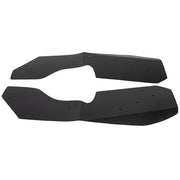 DURAFORCE Fender Flares / Extensions Black Plastic For 2009-2014 Polaris RZR S 800