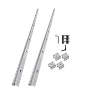 DURAFORCE 4 Pcs SBR20UU and 2Pcs SBR20-2200mm Carriage Bearing Blocks Linear Bearings
