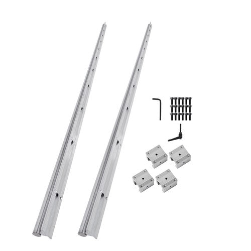DURAFORCE 4 Pcs SBR20UU and 2Pcs SBR20-2200mm Carriage Bearing Blocks Linear Bearings