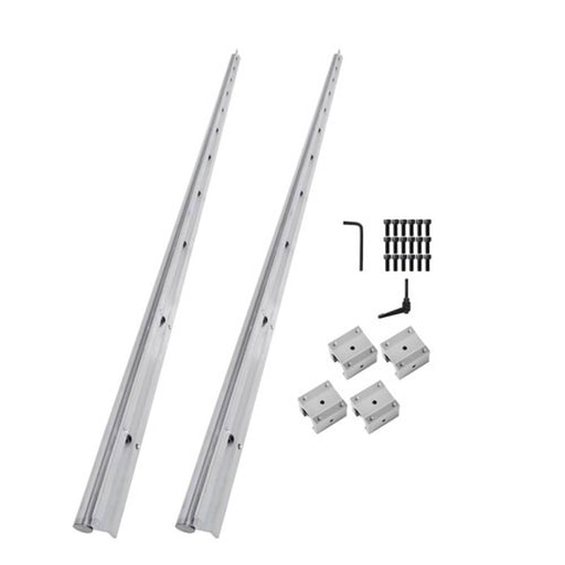 DURAFORCE 4 Pcs SBR20UU and 2Pcs SBR20-2200mm Carriage Bearing Blocks Linear Bearings