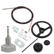 DURAFORCE Steering System Outboard Kit Boat Rotary 14 Feet Marine &14' Steering Cable US