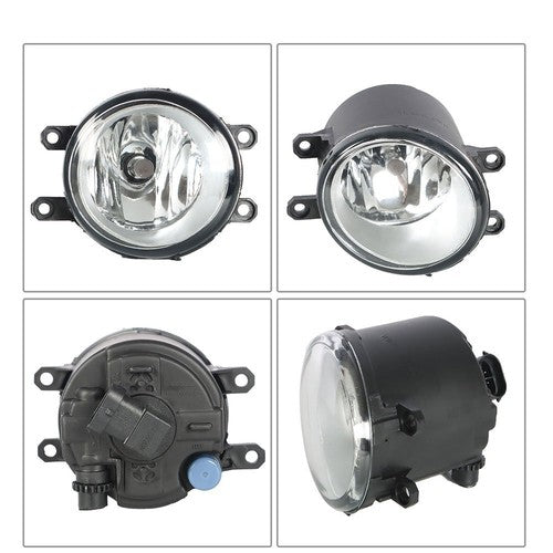 DURAFORCE Driver+Passenger Side For Toyota Yaris 07-11 Fog Lamp Assembly w/ Switch Wiring