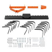 DURAFORCE 3-Point Landscape Rock Rake 50" For Cat 0 Tractor Attachment Soil Gravel Lawn