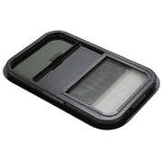DURAFORCE 2PCS Universal 16" x 25" Horizontal Slider RV Window For Cargo Trailer W/ Screen