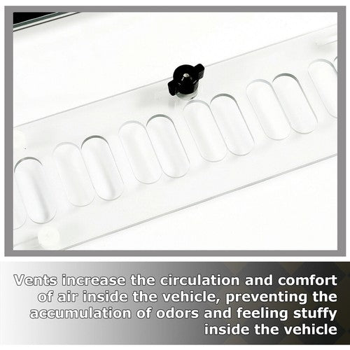 DURAFORCE New Front Vented Windshield 2 PIECE Clear For Kubota RTV1140 CPX 2009-2016
