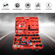 DURAFORCE 33pcs Universal Radiator Pressure Tester & Vacuum Cooling System Tool Refill Kit