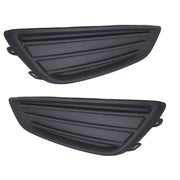 DURAFORCE Left&Right Black Fog Light Cover For Ford Focus 15-2017 2018 Frame Bezel Trim