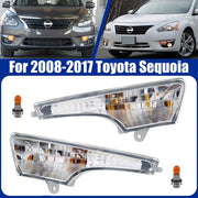 DURAFORCE Fit For 2013-2015 Nissan Altima Turn Signal Lights Clear Lens Left+Right Side