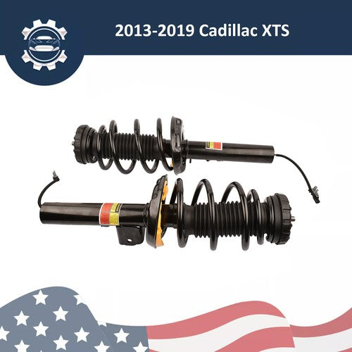 DURAFORCE Pair Front Shock Absorber Assys 19300063 for 13-19 Cadillac XTS 3.6L w/ Electric