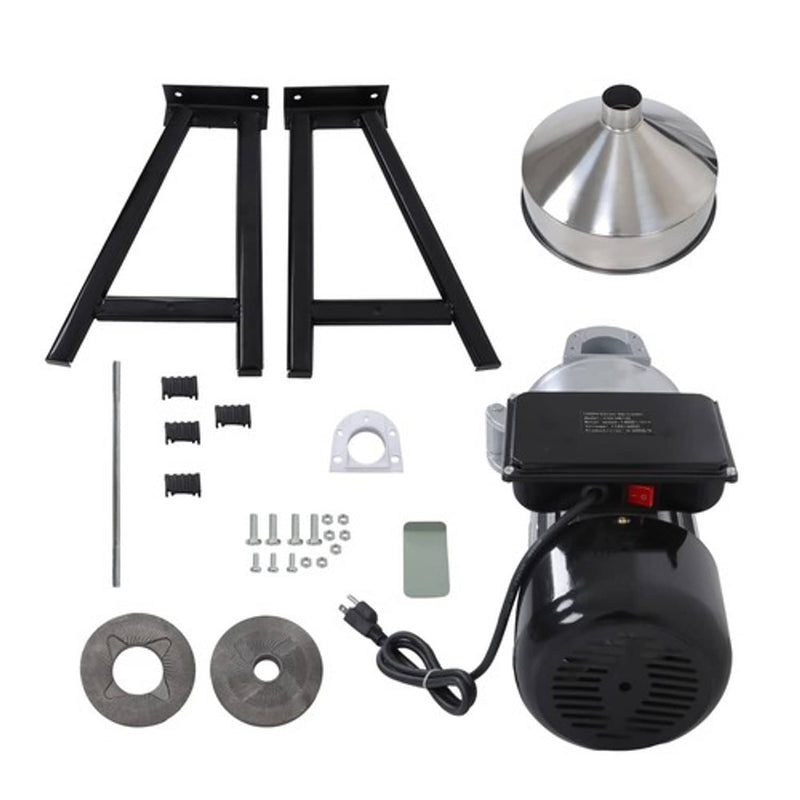 DURAFORCE 1500W 110V Electric Grain Mill Grinder Dry & Wet Grinder For Corn Wheat Cereal