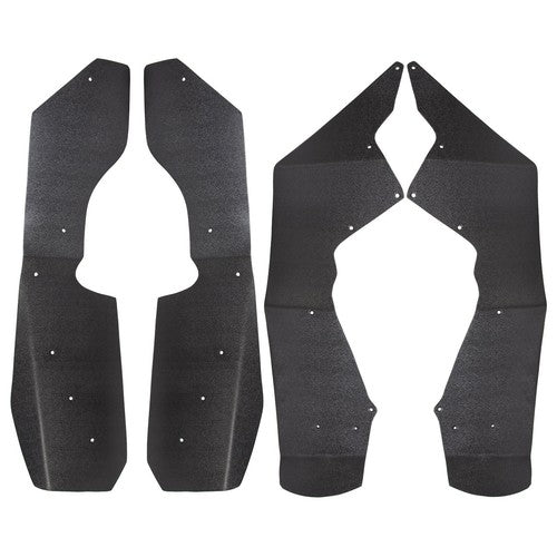 DURAFORCE Fender Flares / Extensions Black Plastic For 2009-2014 Polaris RZR S 800