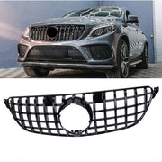 DURAFORCE Glossy Black Grille For Mercedes Benz W166/C292 2016-2019 GLE350 W/camera hole