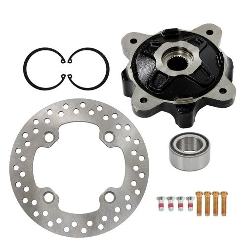 DURAFORCE Front Wheel Hub Brake Rotor Kit For Polaris RZR570 RZR900 ACE570 ACE900 5137127