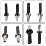 DURAFORCE 2Pcs High Speed CAT40-ER20 Collet Chucks 6" Gage Length Balanced G2.5/25000RPM