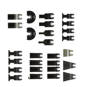 DURAFORCE 29PCS Universal Wood Metal Oscillating Multitool Quick Release Saw Blades New