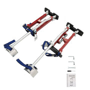 DURAFORCE Adjustable Height Drywall Stilts Aluminum Tool For Painting Painter Red 18"-30"