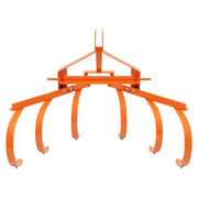 DURAFORCE Category 1&3 Point Quick Hitch Cultivator w/ 6 Spring Steel Shanks Tow bebhind