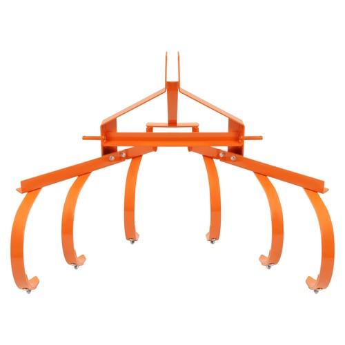 DURAFORCE Category 1&3 Point Quick Hitch Cultivator w/ 6 Spring Steel Shanks Tow bebhind