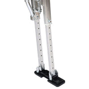 DURAFORCE Aluminum Stilt Drywall Painting Stilts For Painter Taping Tool Silver 24-40 Inch