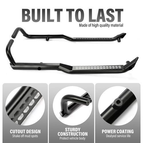 DURAFORCE Rock Guard With Step For 2018-2023 Polaris Ranger XP 1000 CMV Pro XD #2882530