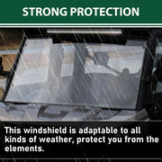 DURAFORCE Front Clear Full Windshield For 16-23 Can-Am Defender HD 5 8 10 W/Hardware