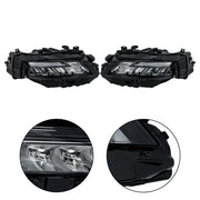 DURAFORCE LH+RH Side Black Housing For Nissan Rogue 2021-2023 Headlights Replacement LED