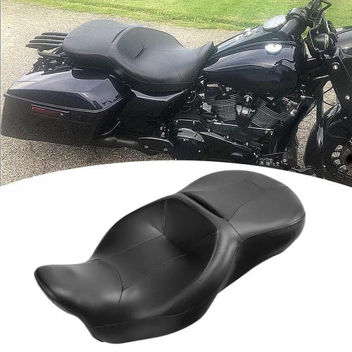 DURAFORCE Driver Passenger Seat For FLHR FLHX Harley Touring Street Glide Road King 09-23