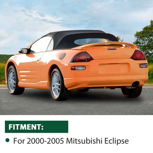 DURAFORCE For Mitsubishi Eclipse 2000-05 Convertible Soft Top & Heated Glass window Black