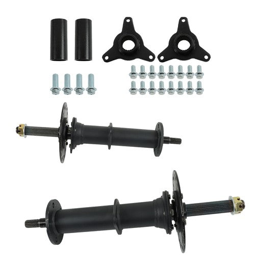 DURAFORCE Fit For 6 Inch and 7 Inch wheels 40 Inch Rear Axle Kit with 3 Stud Hub New