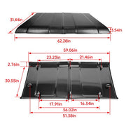 DURAFORCE For 2009-2014 2010 2011 2012 2013 Polaris Ranger XP 800 Black ABS Hard Top Roof