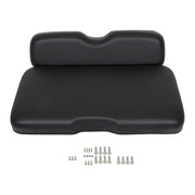 DURAFORCE Golf Black Front Seat Cushion Set For E-Z-GO RXV, Freedom RXV 2008-Up Models