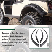 DURAFORCE For Club Car DS 1993 1994-UP Golf Cart Front Rear Fender Flares W/ Screws