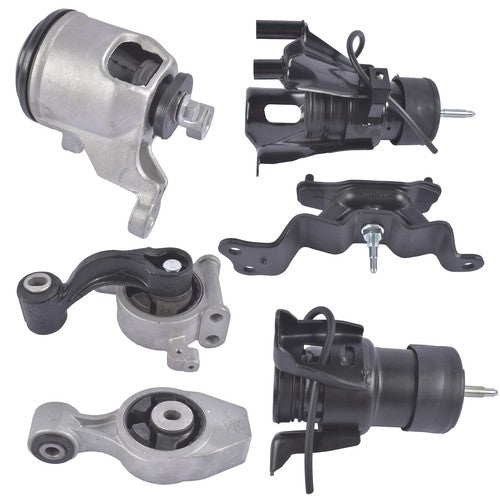 DURAFORCE Engine Mounts & Transmission Mount Set 6Pcs for Infiniti JX35 QX60 Nissan Murano
