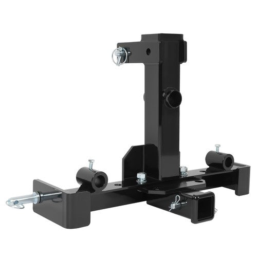DURAFORCE 3 Point Receiver Trailer Hitch Attachment For Cat 1 Tractor Tow Drawbar Adapter