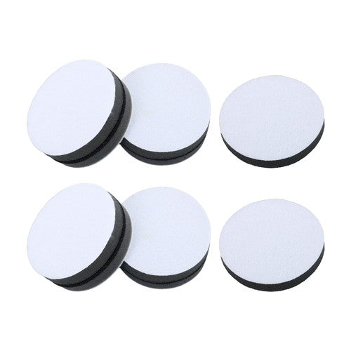 DURAFORCE 10 Pcs 3" Soft Foam Interface Sponge Pad for Random Orbital Sander - Hook & Loop