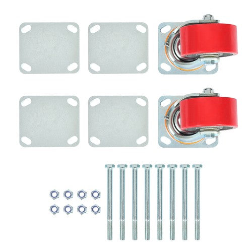 Hitch Mount Skid Wheel For RV Trailer 5th Wheel 2.5 Inch 3 Inch Receivers Zinc Plated