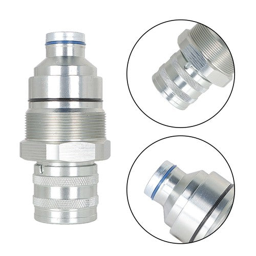 DURAFORCE Female Flat Face Coupler Compatible 7246802 For Bobcat 863 S175 S650 T250 US
