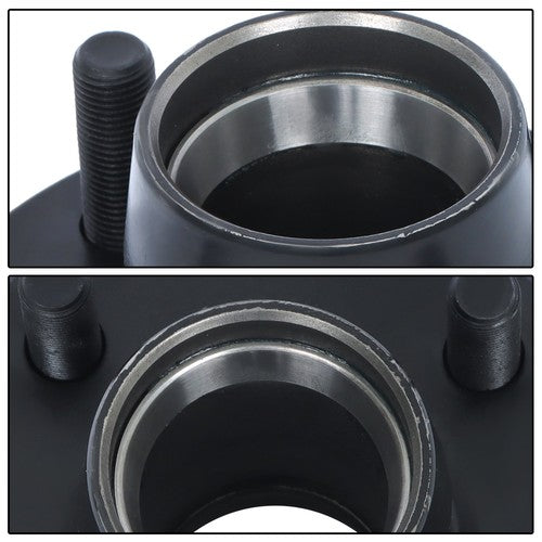 DURAFORCE Pack of 8 Trailer Axle Kits w/ 1" Round BT8 Spindle & 4 on 4" Bolt Idler Hub