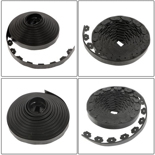 DURAFORCE 80ft Landscape Edging with 100 Spikes Garden Edging for Lawn 2 Inch Tall