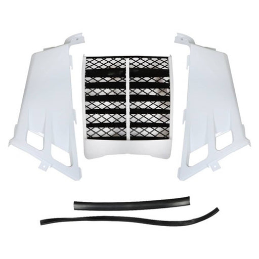 DURAFORCE For Yamaha Banshee 350 1987-2005 2006 Gas Tank Side Cover Grill Plastic White