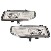 DURAFORCE Pair Fog Light For 2017-2020 Nissan Rogue S SV SL Front Bumper Lamps Left Right
