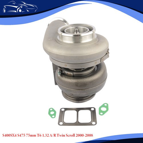 DURAFORCE Turbo Charger 23518588 S400S062 S475 75mm 1.32 A/R Twin Scroll For Int Harvester