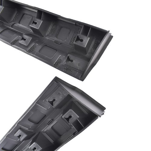 DURAFORCE Pair Front Lower Door Trim Molding Black for Cadillac XT5 2017-2025 Left & Right
