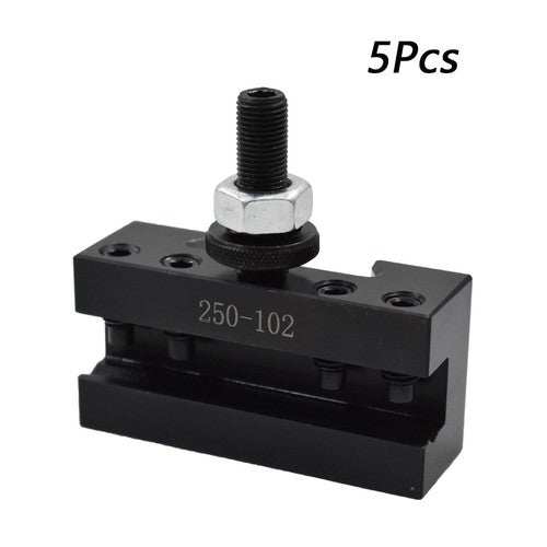 DURAFORCE 5Pcs AXA 250-102 2# Quick Change Tool Post Boring Turning Holder 6-12"